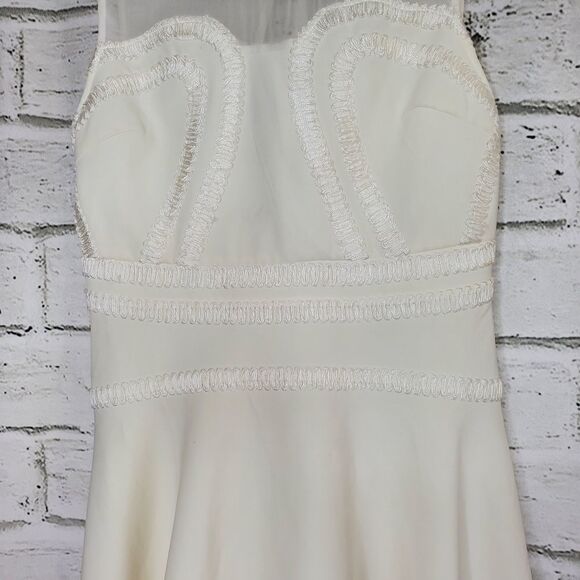 Foxiedox Aviana Fit and Flare  Mini Dress Bridal - Picture 7 of 14